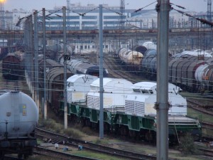 Convoi de Castors en gare du Bourget (Suaudeau, 2013)